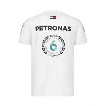 Mercedes AMG Petronas pánské tričko Champions white F1 Team 2019