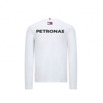 Mercedes AMG Petronas pánské tričko s dlouhým rukávem white F1 Team 2020