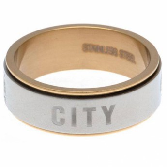 Manchester City prsten Bi Colour Spinner Ring Small
