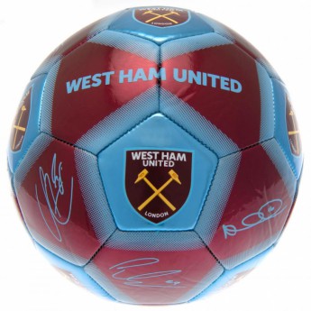 West Ham United fotbalový míč Football Signature WHM - size 5