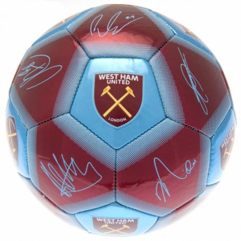 West Ham United fotbalový míč Football Signature WHM - size 5