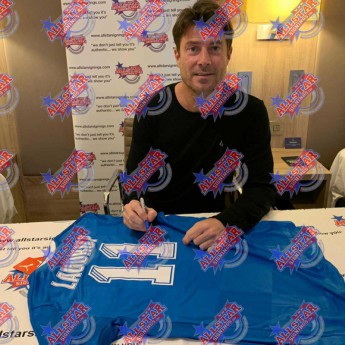 Legendy zarámovaný dres Rangers FC Gascoigne & Laudrup Signed Shirt (Duo Framed)