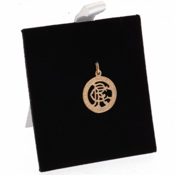 FC Rangers zlatý přívěšek 9ct Gold Pendant Round Crest