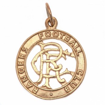 FC Rangers zlatý přívěšek 9ct Gold Pendant Round Crest