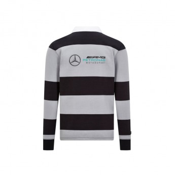 Mercedes AMG Petronas pánské polo tričko stripe longsleeve F1 Team 2020