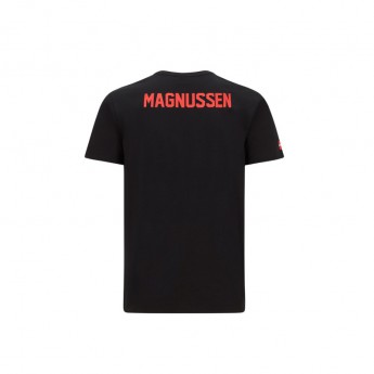 Haas F1 pánské tričko drivers Magnussen black F1 Team 2020