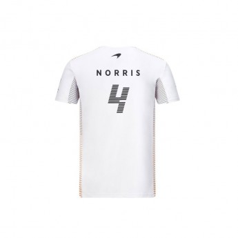 Mclaren Honda pánské tričko Lando Norris white F1 Team 2020