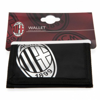 AC Milan peněženka Nylon Wallet black