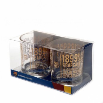 FC Barcelona sklenice 2pk Whiskey set