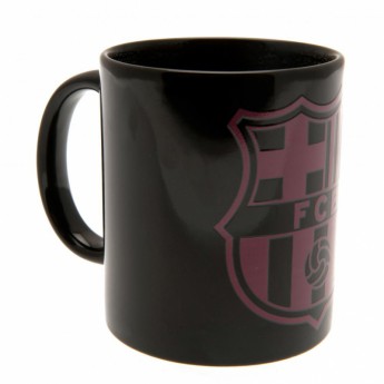 FC Barcelona hrníček Heat Changing black