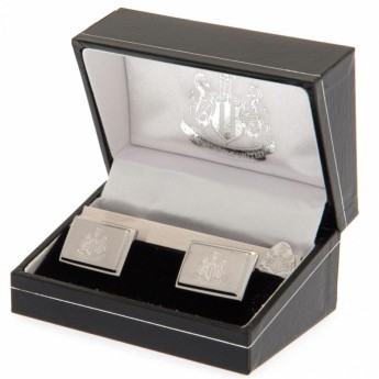 Newcastle United sada manžetových knoflíků Tie Slide Cufflink Set