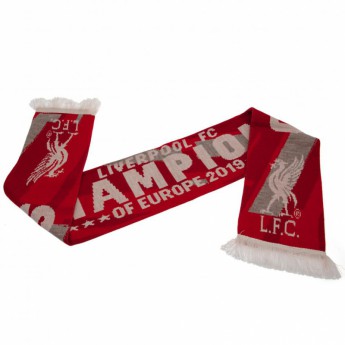 FC Liverpool zimní šála Champions Of Europe Scarf  RG