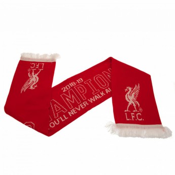 FC Liverpool zimní šála Champions Of Europe Scarf