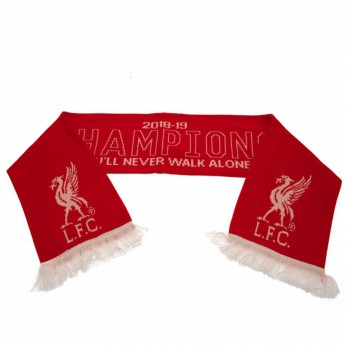 FC Liverpool zimní šála Champions Of Europe Scarf