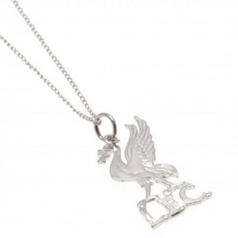 FC Liverpool řetízek na krk s přívěškem Sterling Silver Pendant & Chain LB