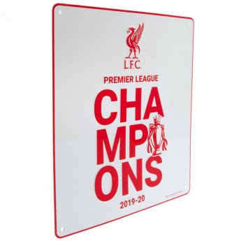 FC Liverpool cedule na zeď Premier League Champions WT