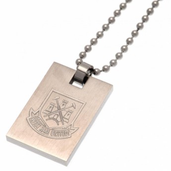 West Ham United řetízek na krk se psí známkou Dog Tag & Chain CT