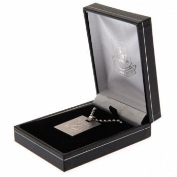 West Ham United řetízek na krk se psí známkou Dog Tag & Chain CT
