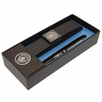 Manchester City propiska a pouzdro Pen & Case Set