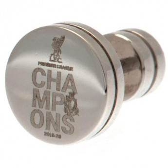 FC Liverpool náušnice Premier League Champions Stainless Steel Stud Earring