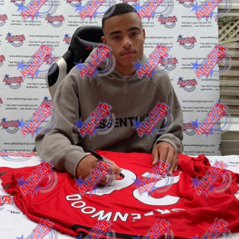 Legendy fotbalový dres Manchester United Greenwood 2019-2020 Signed Shirt