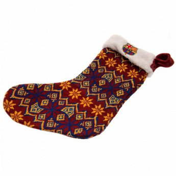 FC Barcelona vánoční punčocha Ugly Knit Christmas Stocking