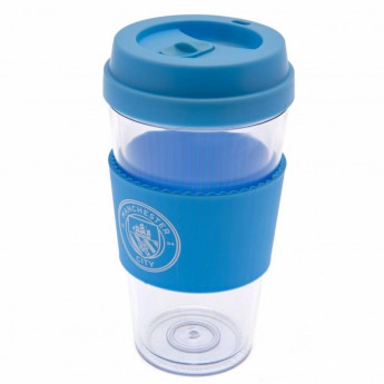 Manchester City cestovní hrnek Clear Grip Travel Mug