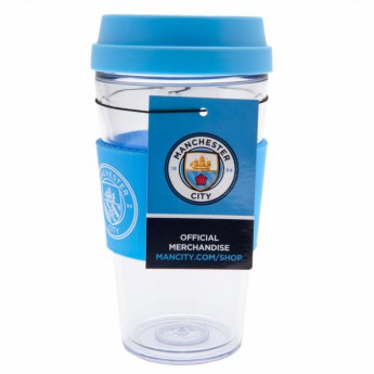 Manchester City cestovní hrnek Clear Grip Travel Mug