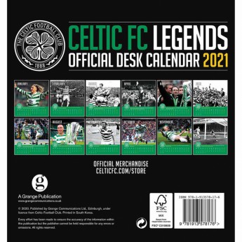 FC Celtic stolní kalendář 2021