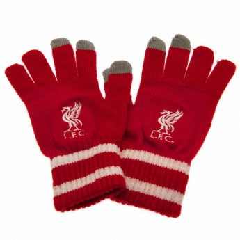 FC Liverpool pletené rukavice Touchscreen Knitted Gloves Adult