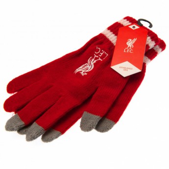 FC Liverpool pletené rukavice Touchscreen Knitted Gloves Adult