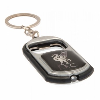 FC Liverpool přívěšek s otvírakem Key Ring Torch Bottle Opener BK