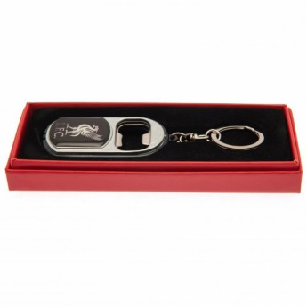 FC Liverpool přívěšek s otvírakem Key Ring Torch Bottle Opener BK