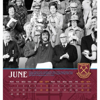 West Ham United stolní kalendář 2021