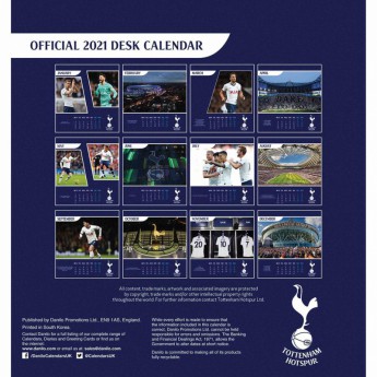 Tottenham Hotspur stolní kalendář 2021