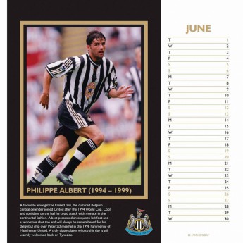 Newcastle United stolní kalendář 2021