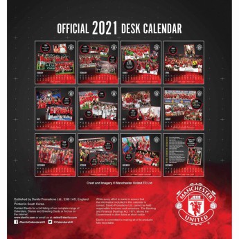 Manchester United stolní kalendář 2021
