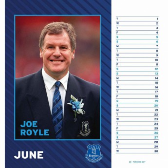 FC Everton stolní kalendář 2021