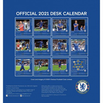 FC Chelsea stolní kalendář 2021