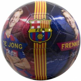 FC Barcelona fotbalový míč De Jong Photo Football - size 5