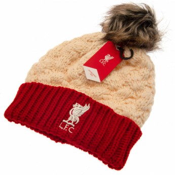 FC Liverpool zimní čepice Bowline Ski Hat redwhite