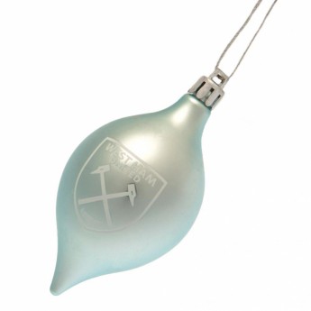 West Ham United vánoční ozdoby 3pk Vintage Bauble