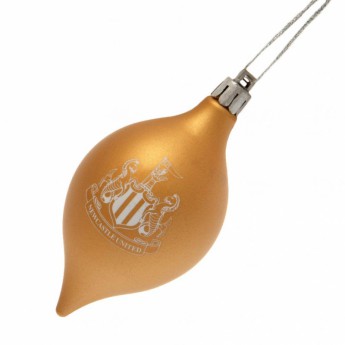 Newcastle United vánoční ozdoby 3pk Vintage Bauble