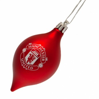 Manchester United vánoční ozdoby 3pk Vintage Bauble