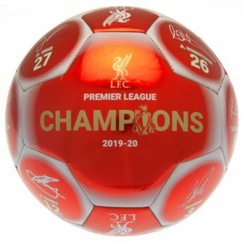 FC Liverpool fotbalový míč Premier League Champions Football Signature RW - size 5