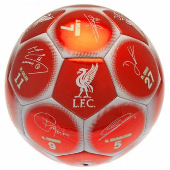 FC Liverpool fotbalový míč Premier League Champions Football Signature RW - size 5