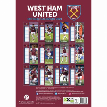 West Ham United kalendář 2021
