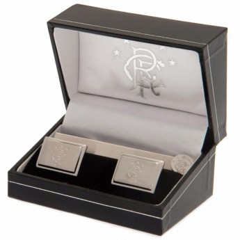 FC Rangers set kravatová spona a manžetové knoflíčky Tie Slide & Cufflink Set