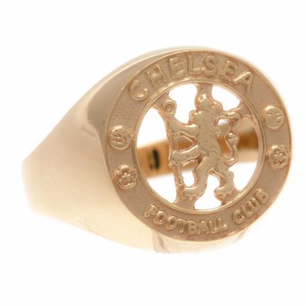 FC Chelsea prsten 9ct Gold Crest Ring Small