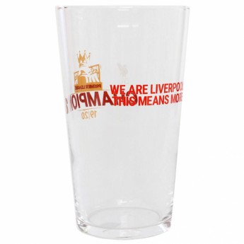 FC Liverpool sklenice Premier League Champions Large Glass